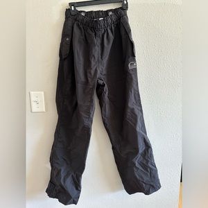 Sorel black snowboard pants size medium shell
